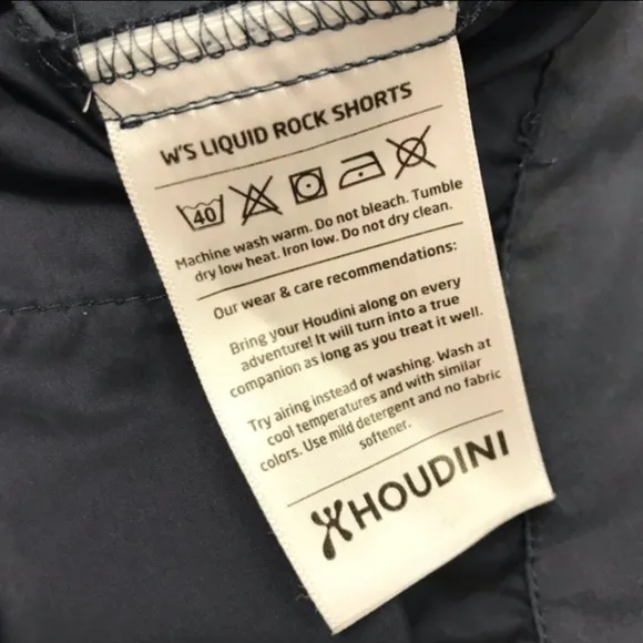 Houdini Women's Liquid Rock Climbing/Hiking Short In Navy Blue
