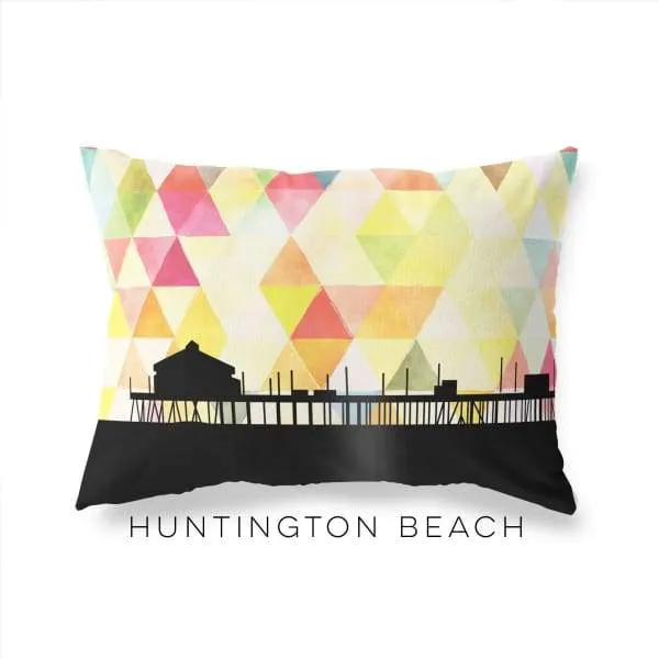 Huntington Beach, California geometric skyline