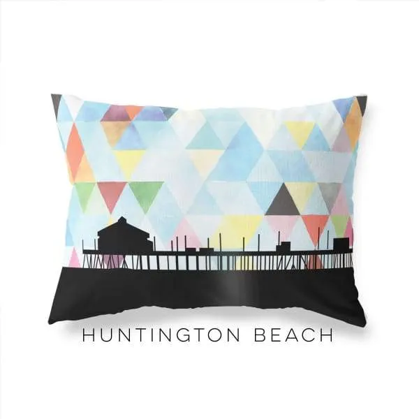 Huntington Beach, California geometric skyline
