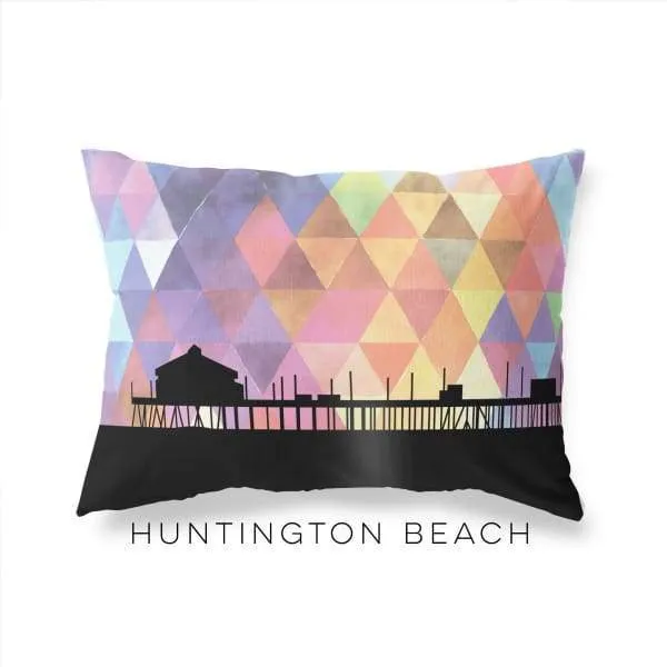 Huntington Beach, California geometric skyline