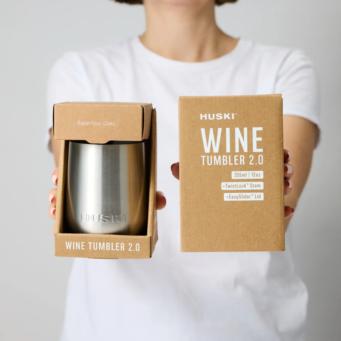 Huski Wine Tumbler 2.0 | Dark Olive (Limited Release)
