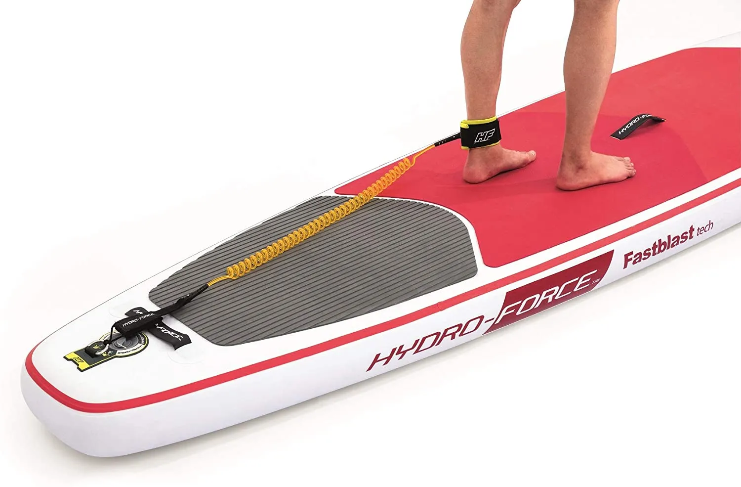 Hydro Force Fastblast Tech SUP Stand Up Paddleboard Set Red 12 ft 6 Inch