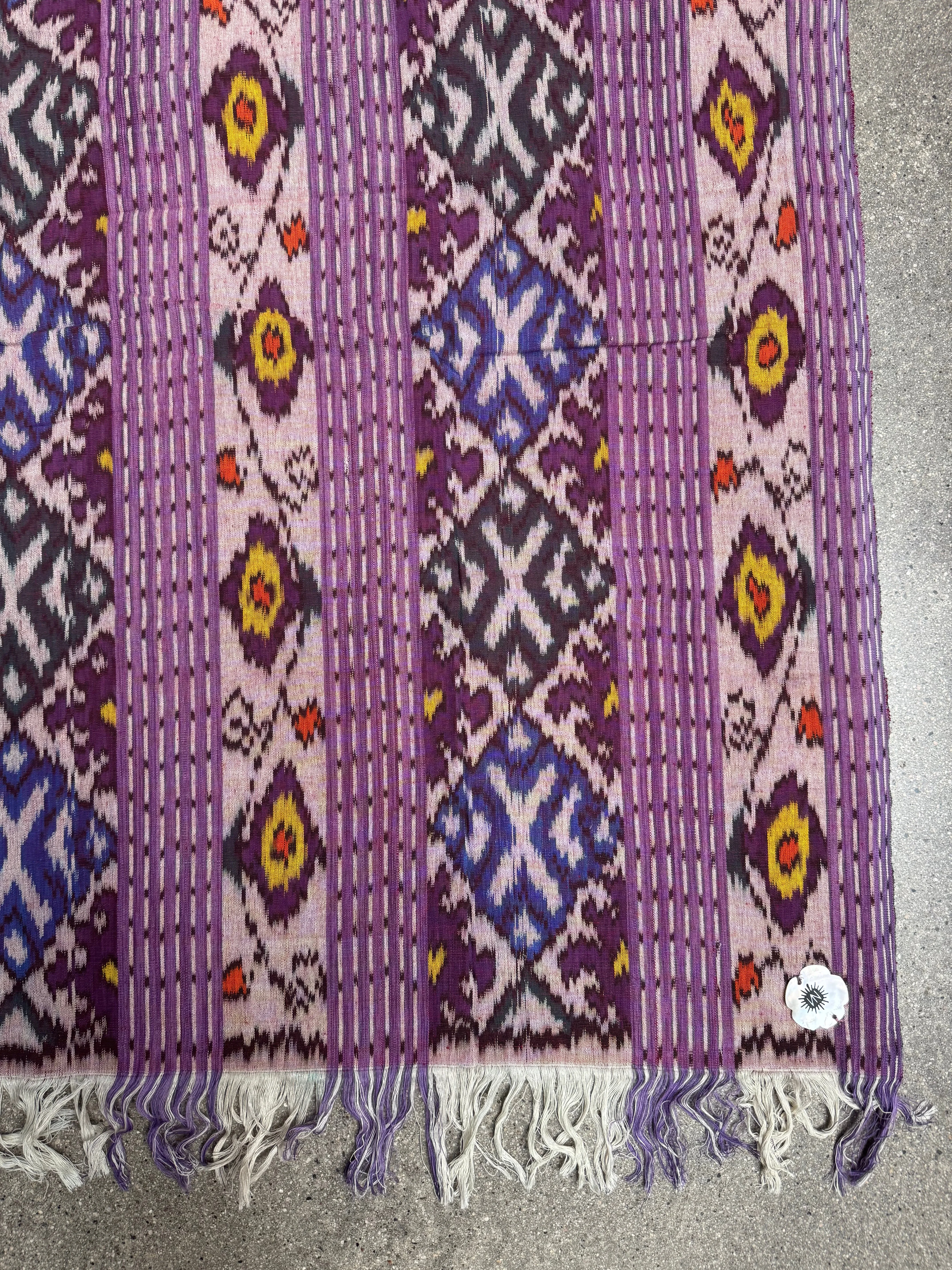 IKAT BLANKET - PURPLE HAZE