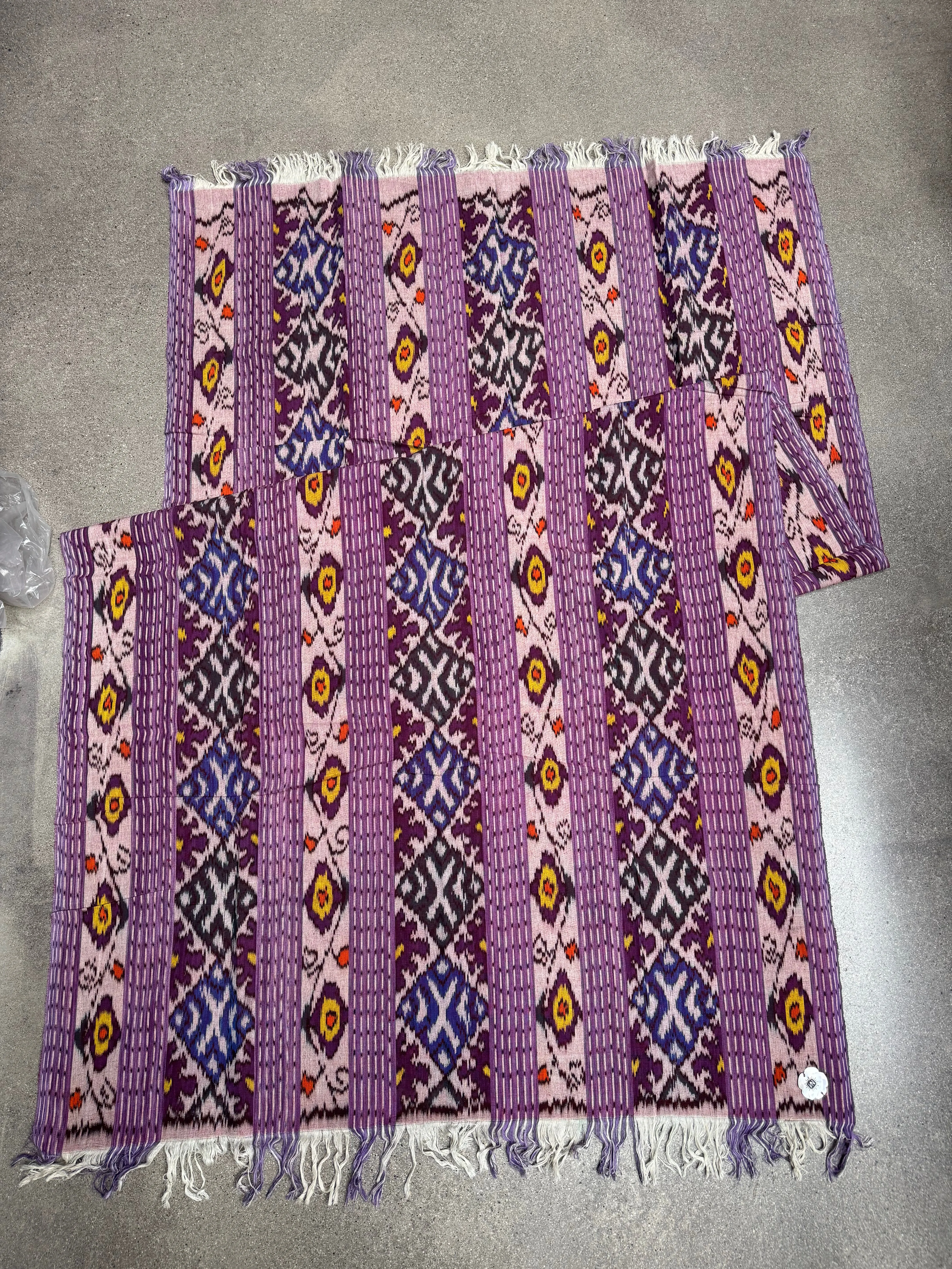IKAT BLANKET - PURPLE HAZE