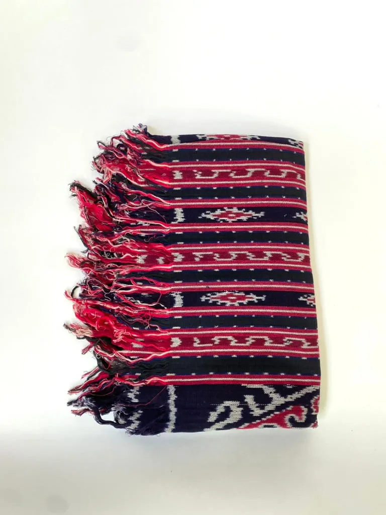 IKAT BLANKET - WINE
