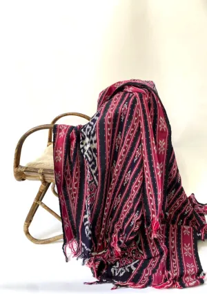 IKAT BLANKET - WINE