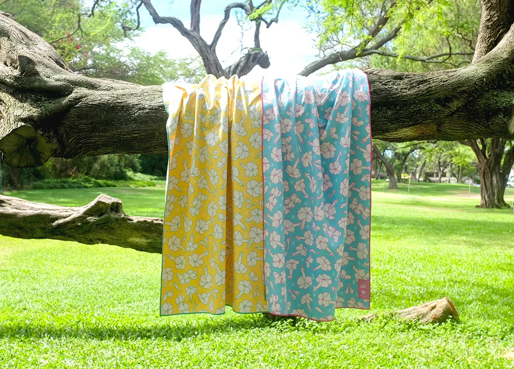 Izzy and Luke x Jana Lam Waffle Beach Towel