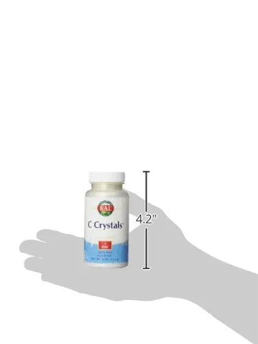 kal Vitamina C cristales unflavored Tablets, 1250 mg, 4 onza