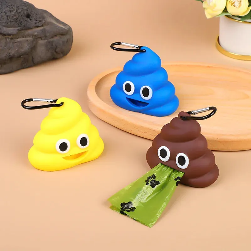 Kawaii Outdoor Pet Poop Bag Dispenser 🐾✨ - Cute & Handy Waste Loader for Pups! 🐶💖