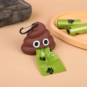 Kawaii Outdoor Pet Poop Bag Dispenser 🐾✨ - Cute & Handy Waste Loader for Pups! 🐶💖