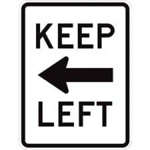Keep Left Sign/ Buy Online