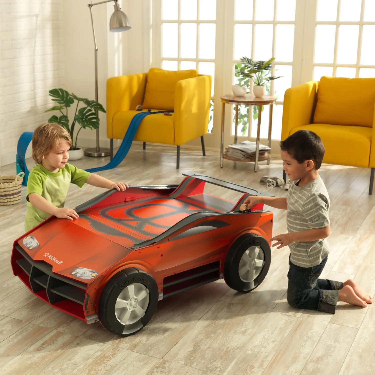 KidKraft Speedway Play N Store Activity Table