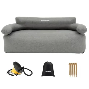 King Camp - Large Inflatable Portable Air Sofa - Grey