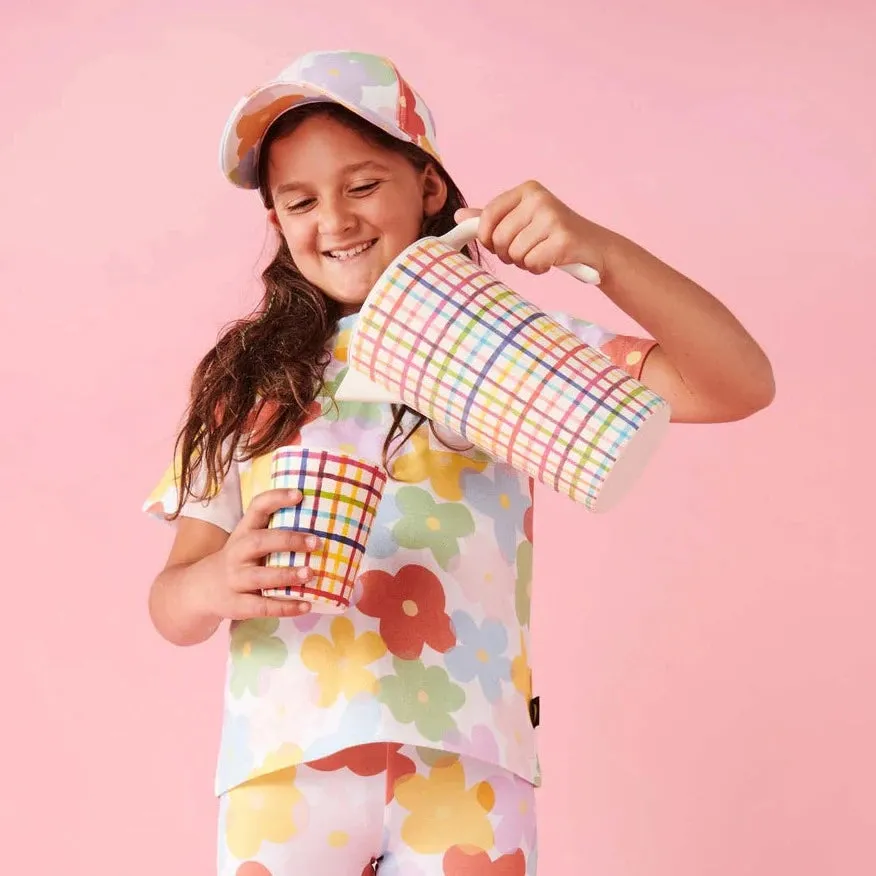 Kip&Co Picnic Check Cup | 2 Piece Set