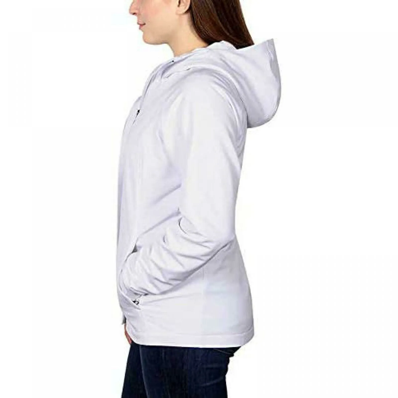 Kirkland Signature Women's Plush Fleece Lined Soft Shell Jacket White Small