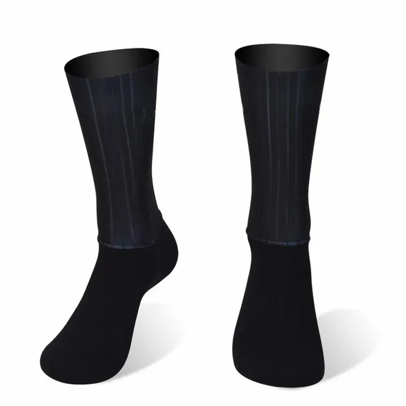 Knee-High Anti-Slip Silicone Cycling Socks