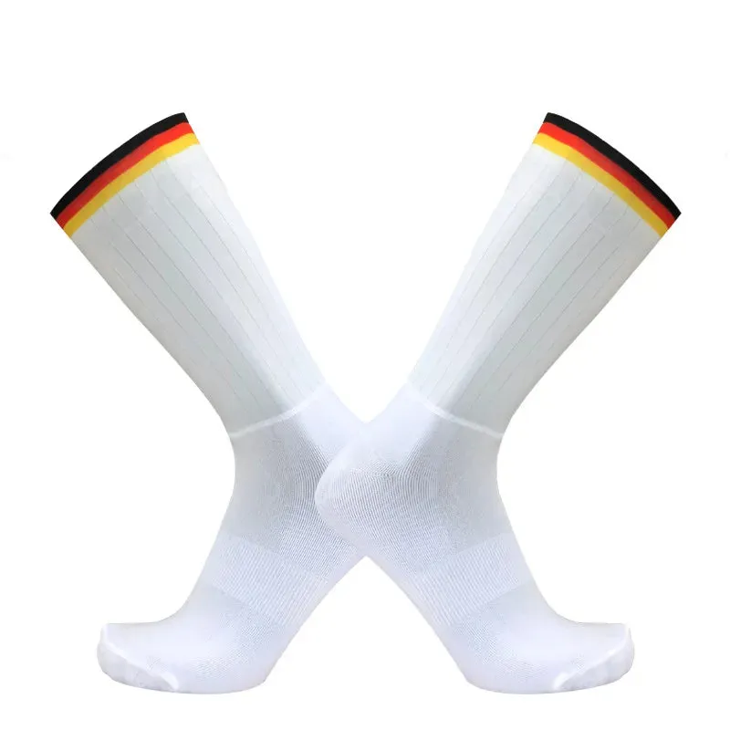 Knee-High Anti-Slip Silicone Cycling Socks