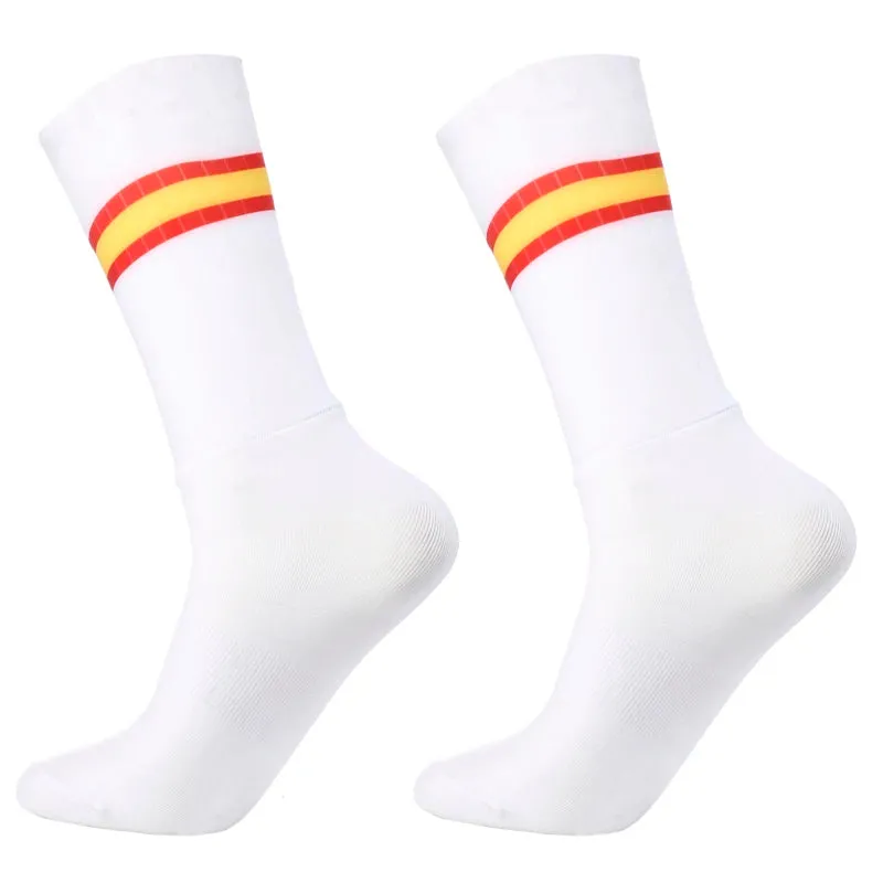 Knee-High Anti-Slip Silicone Cycling Socks
