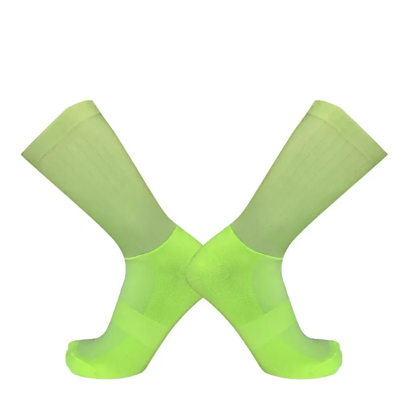Knee-High Anti-Slip Silicone Cycling Socks
