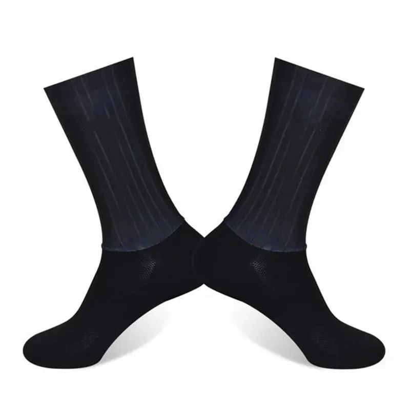 Knee-High Anti-Slip Silicone Cycling Socks