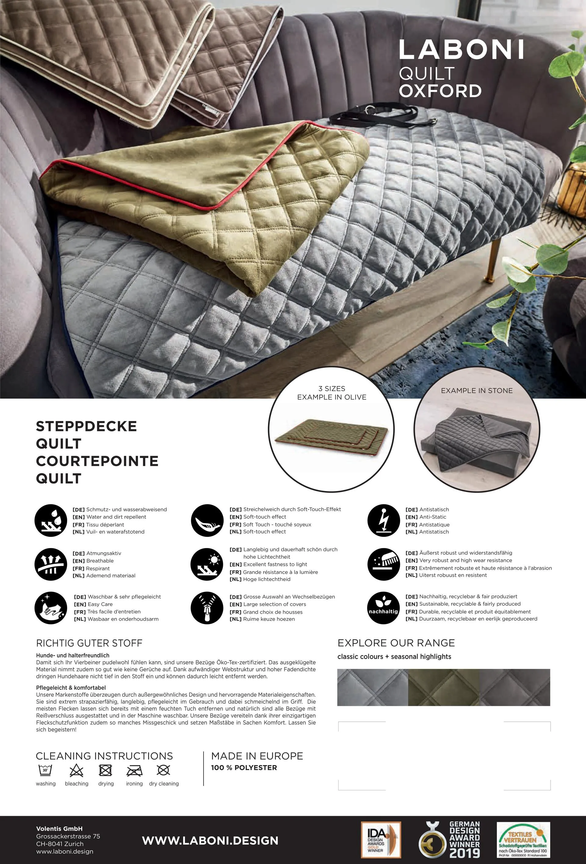Laboni Multifunctional Outdoor and Travel Dog Blanket Oxford