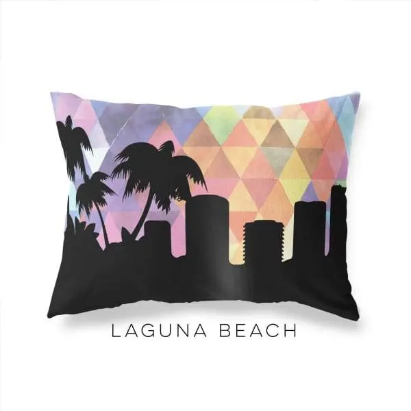 Laguna Beach, California geometric skyline
