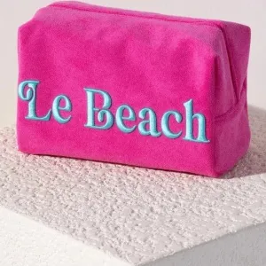 Le Beach Zip Pouch