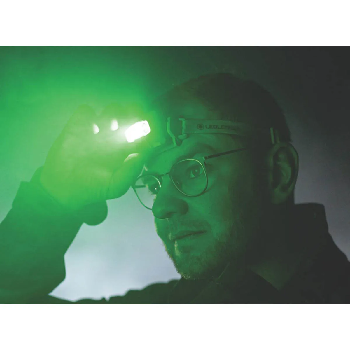 LED Head Torch Rechargeable Black Powerful Impact Water-Resistant 600lm