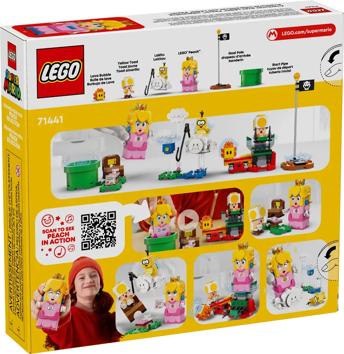 Lego Adventures with Interactive LEGO® Peach™ (71441)
