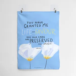 Life and Favor {Small Wall Tapestry}