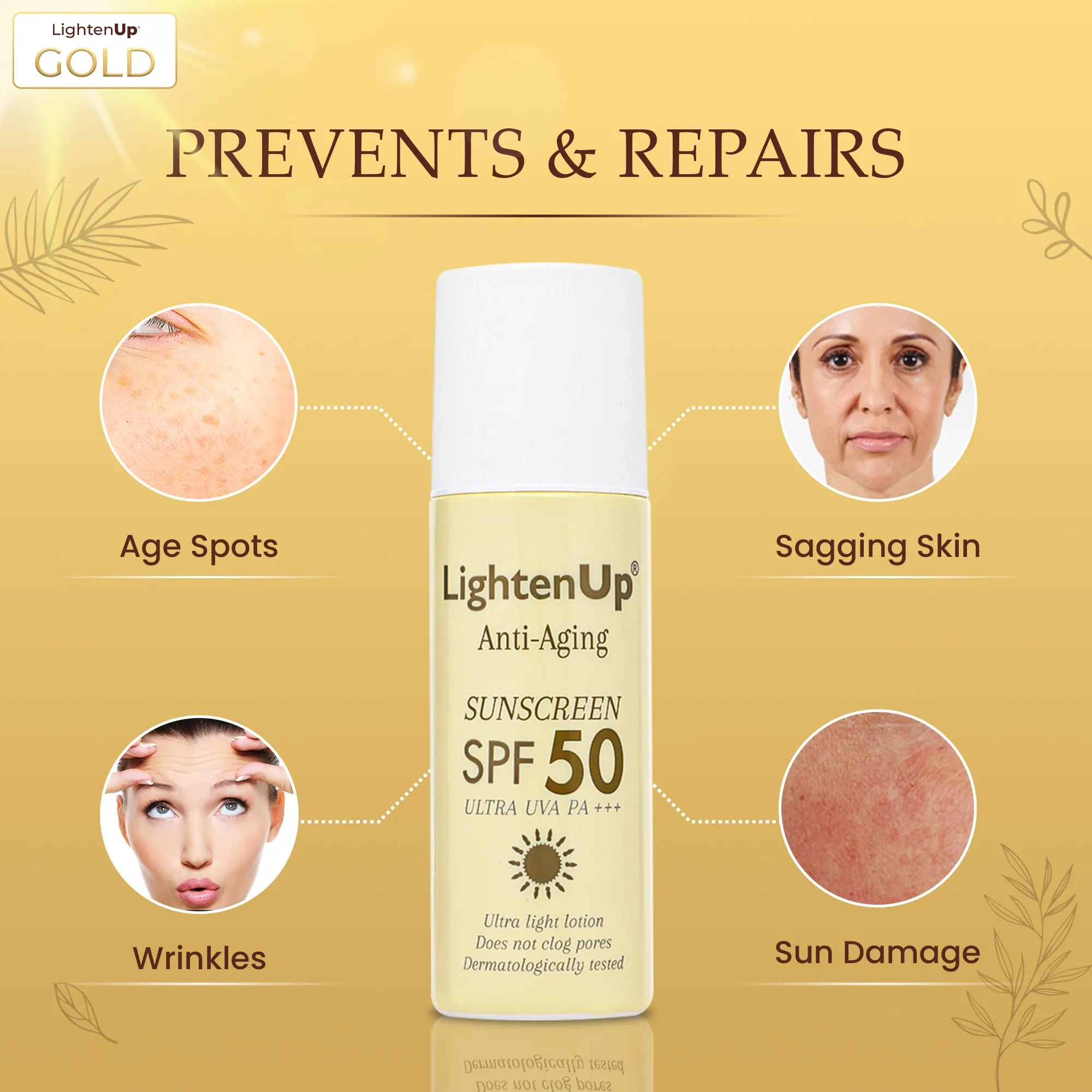 LightenUp Anti-Aging Sunscreen SPF 50
