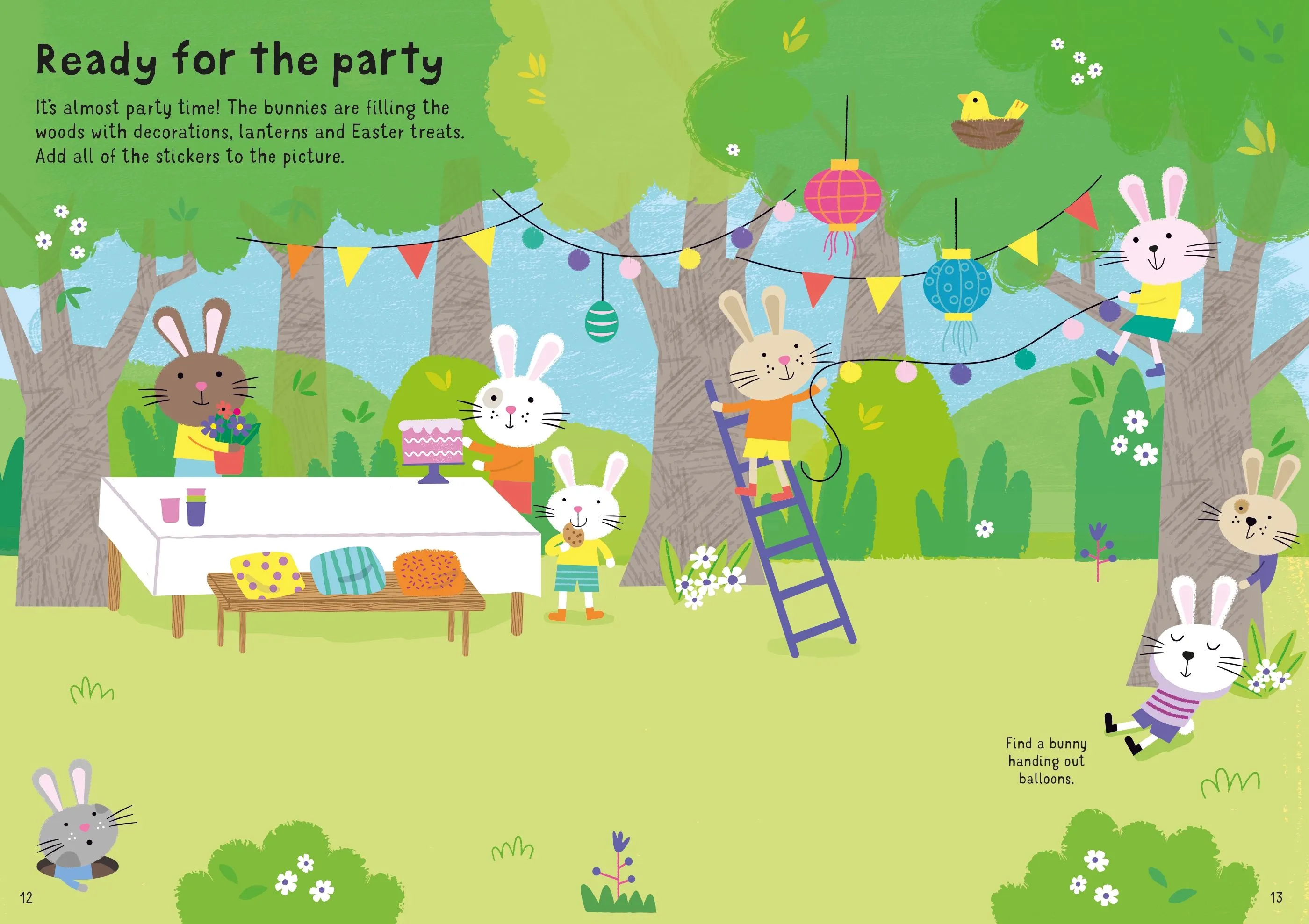 Little First Stickers Easter Bunnies
