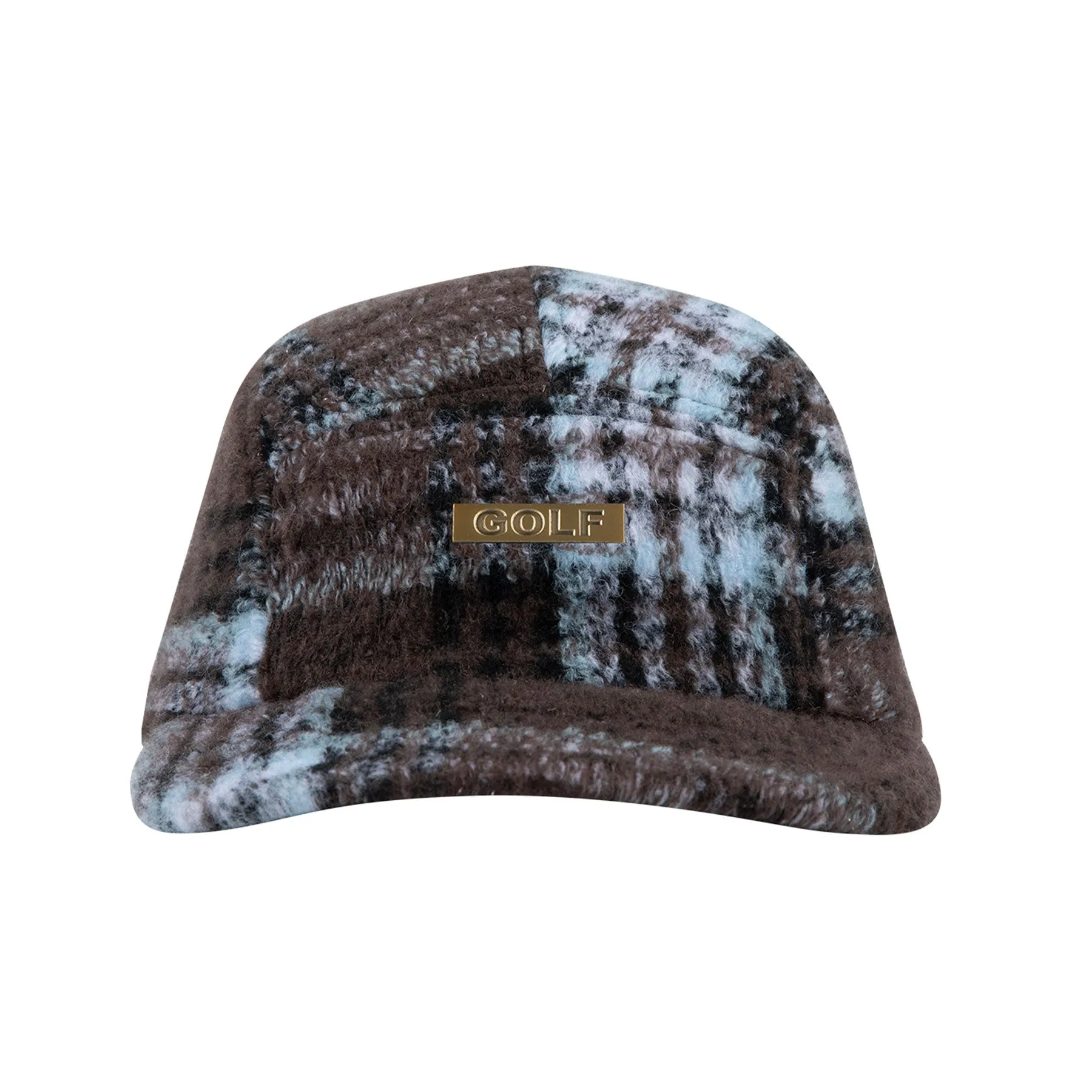 LOGGER PLAID CAMP HAT by GOLF WANG
