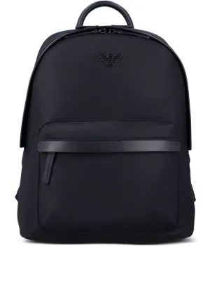 Logo nylon backpack