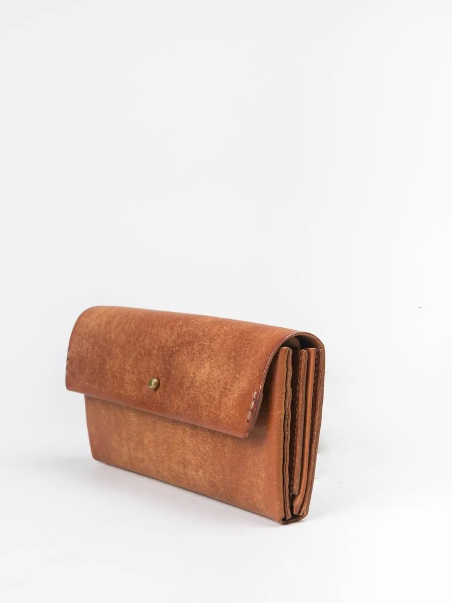 long wallet - camel