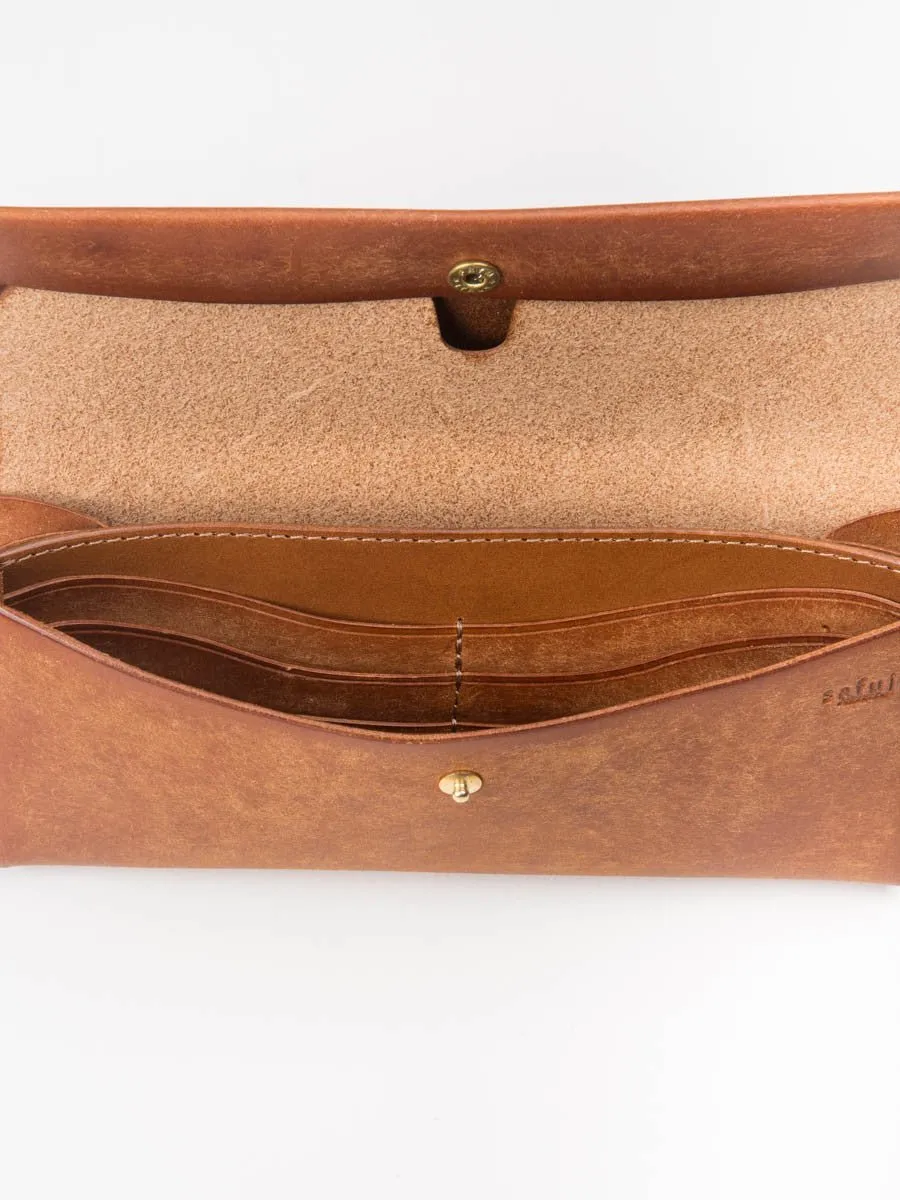long wallet - camel