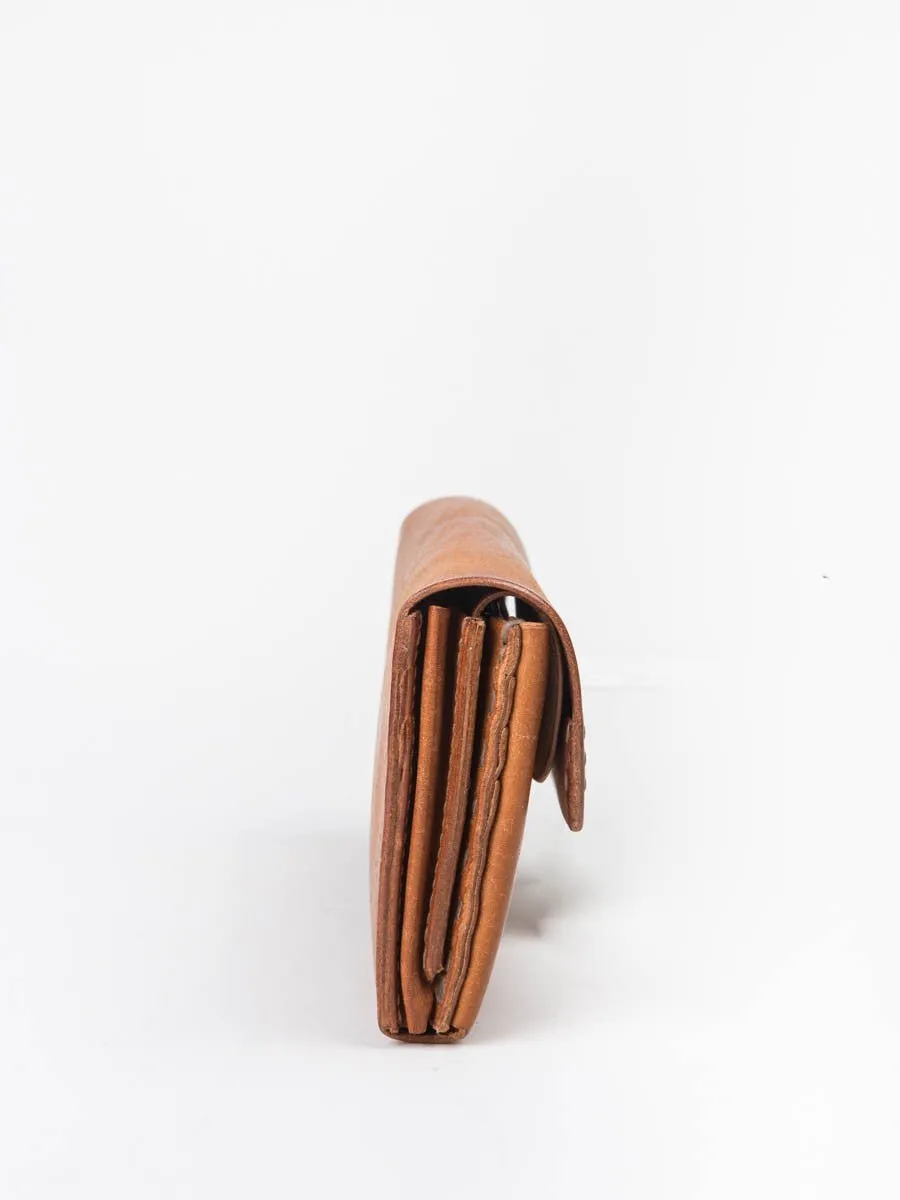 long wallet - camel