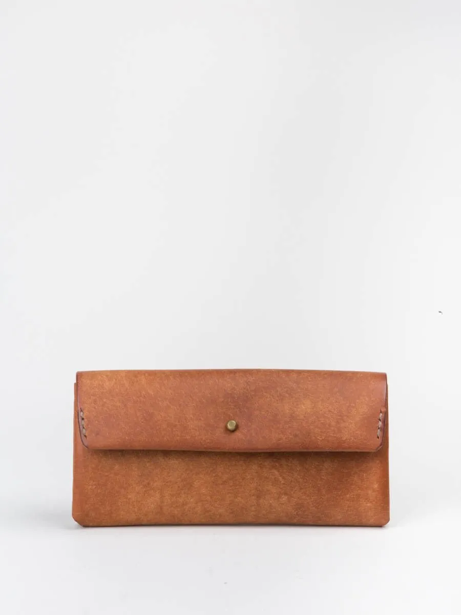 long wallet - camel