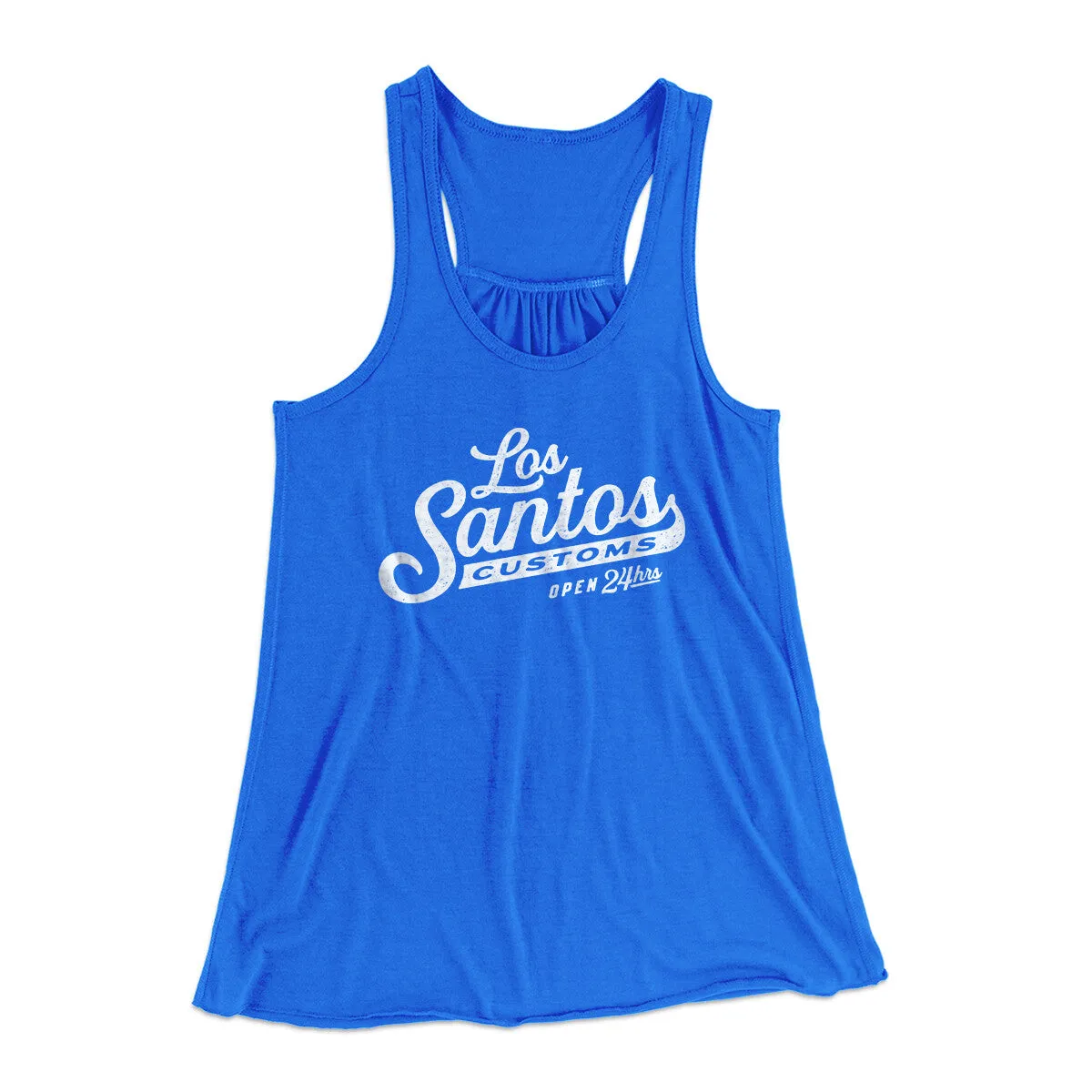 Los Santos Customs Women's Flowey Racerback Tank Top