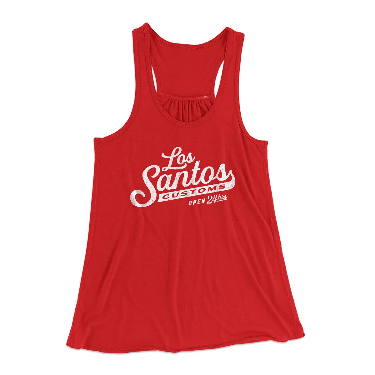 Los Santos Customs Women's Flowey Racerback Tank Top