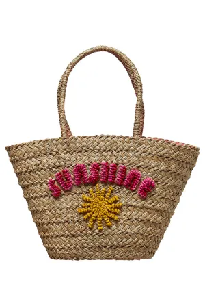 Louche Sunny Straw Tote Bag