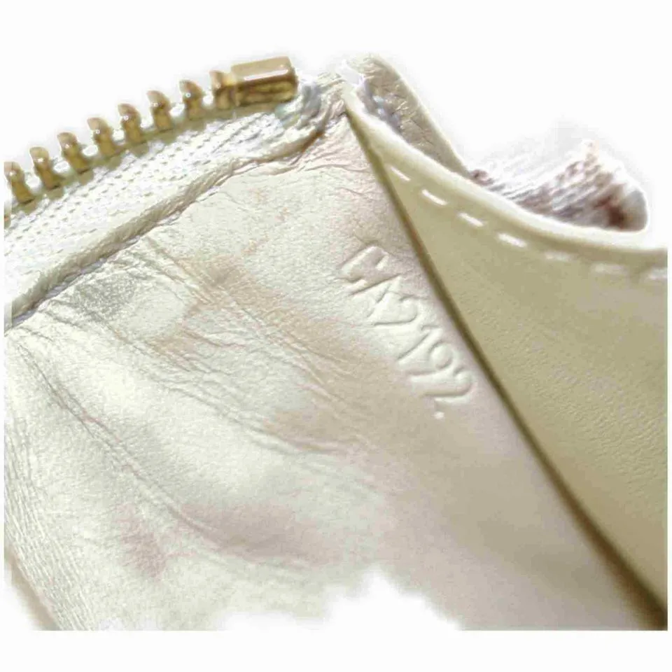Louis Vuitton Beige Monogram Vernis Pochette Cles Coin Pouch Keychain 860953