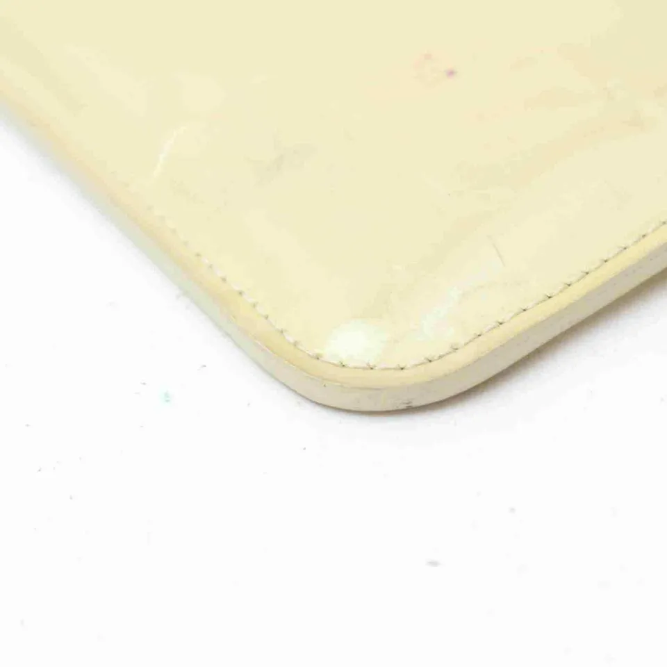 Louis Vuitton Beige Monogram Vernis Pochette Cles Coin Pouch Keychain 860953