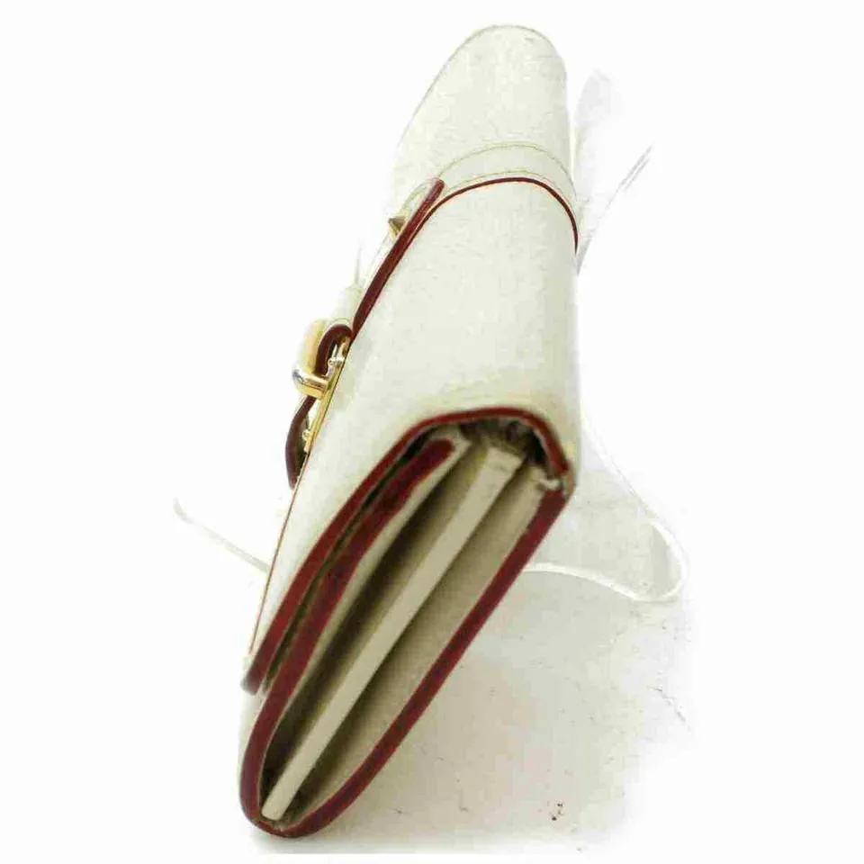 Louis Vuitton Favori Suhali Leather Wallet Portefeuille Le Fabuleux Cream 860548