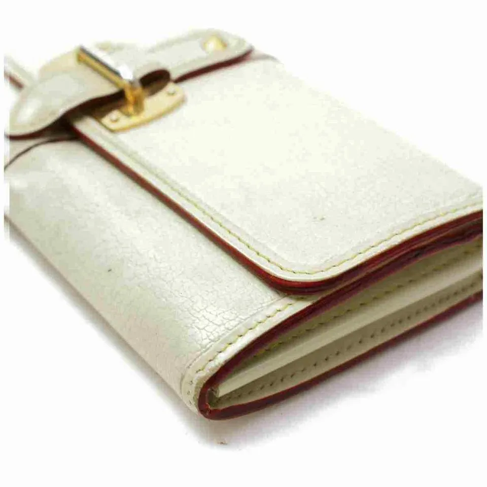 Louis Vuitton Favori Suhali Leather Wallet Portefeuille Le Fabuleux Cream 860548