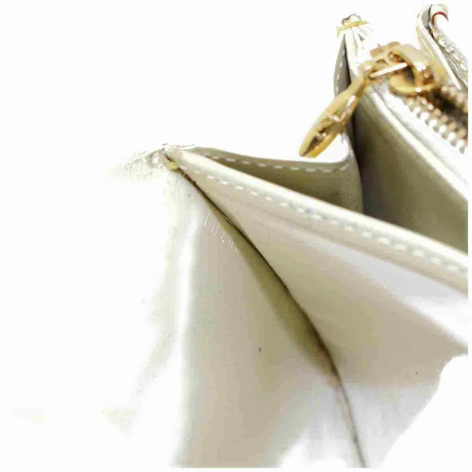 Louis Vuitton Favori Suhali Leather Wallet Portefeuille Le Fabuleux Cream 860548