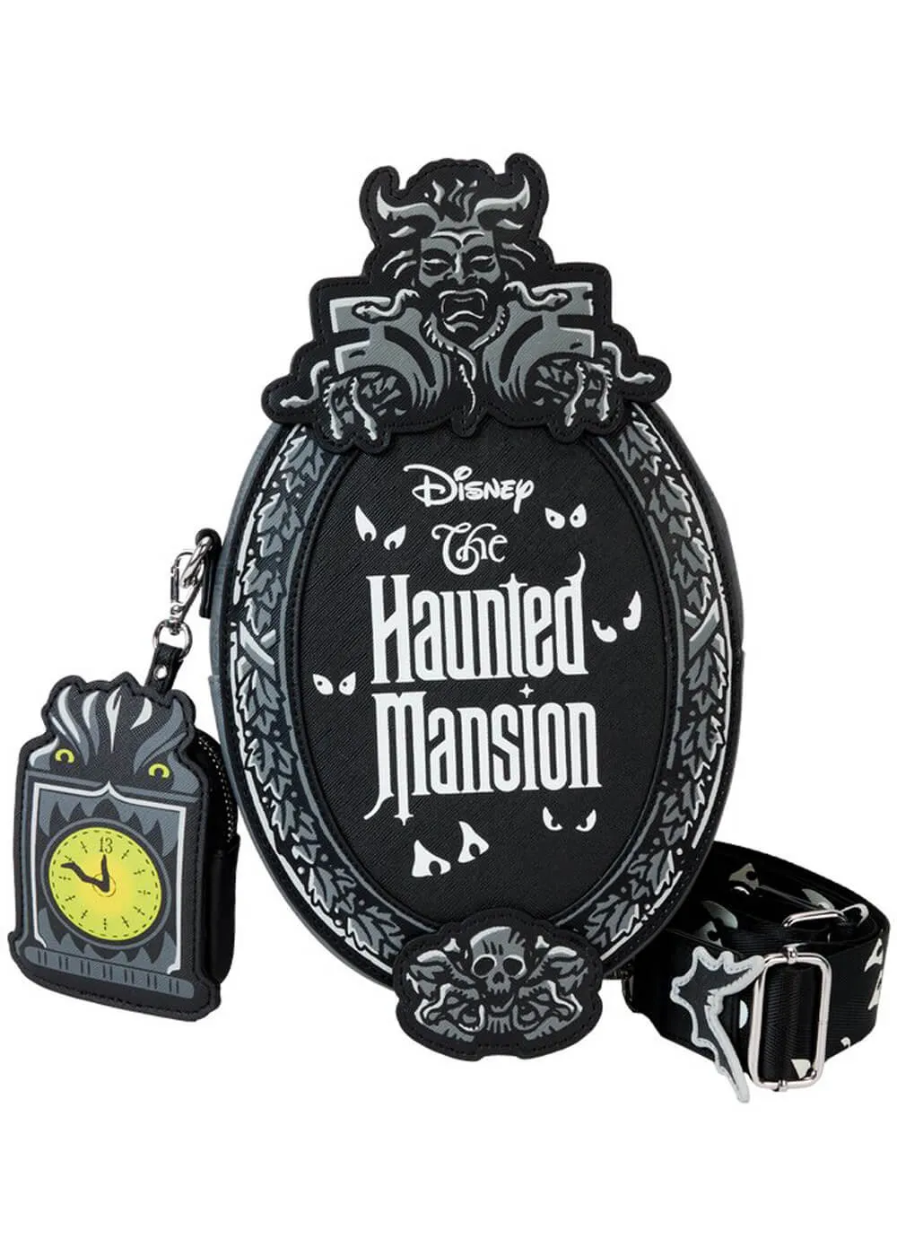 Loungefly Disney Haunted Mansion Plaque Crossbody Bag