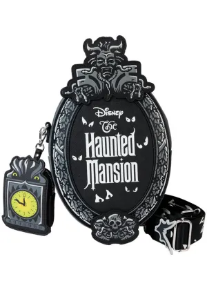 Loungefly Disney Haunted Mansion Plaque Crossbody Bag