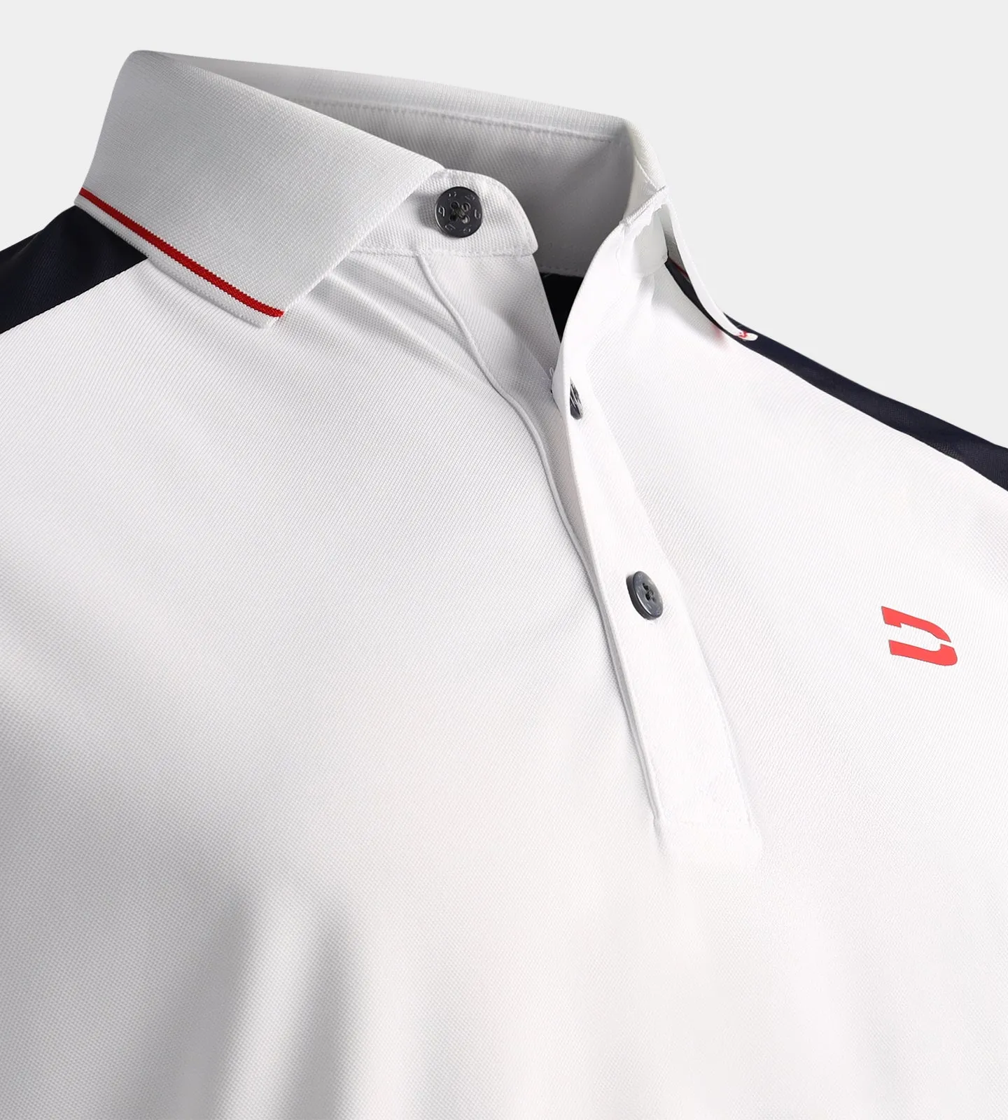 LUKEY POLO - WHITE