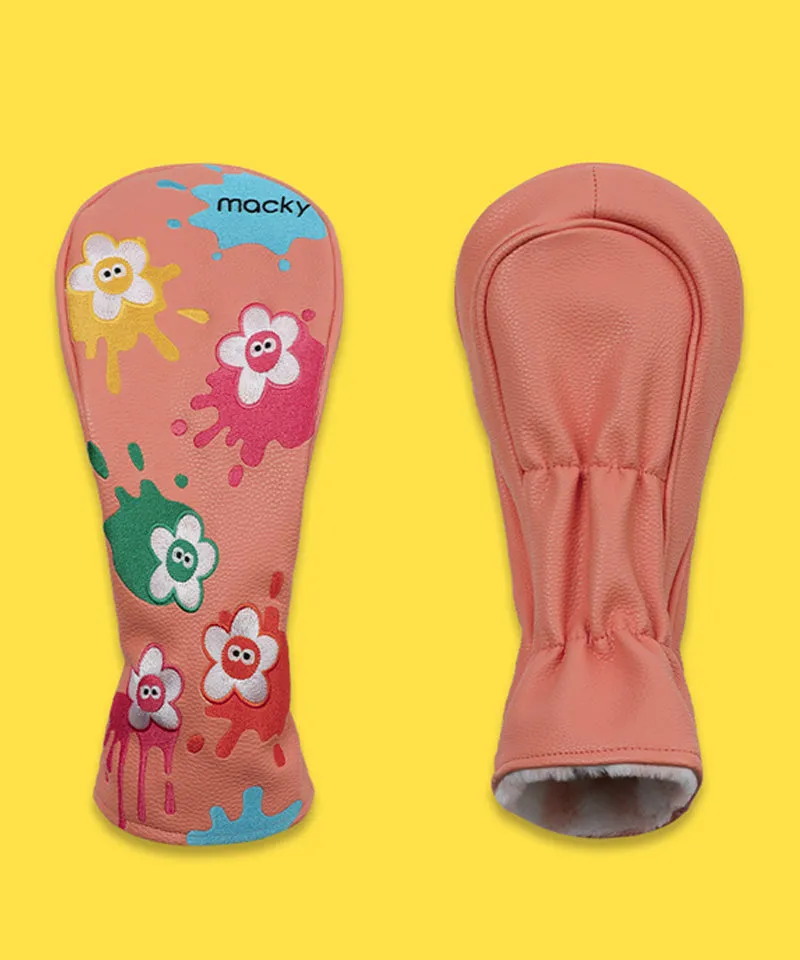 MACKY Golf: Marker Driver Cover - Coral
